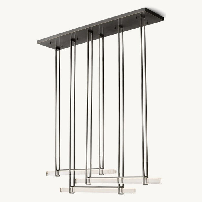 Audon Triple Bar Linear Chandelier