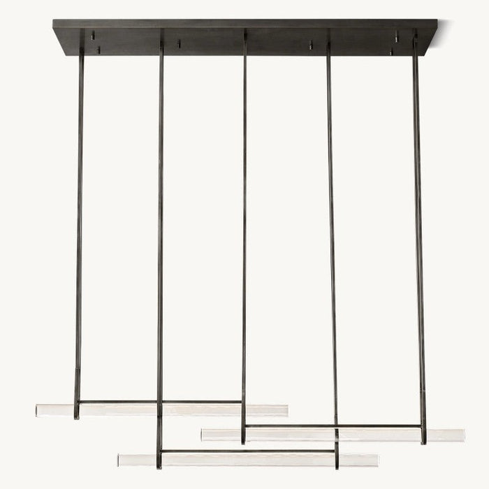 Audon Triple Bar Linear Chandelier