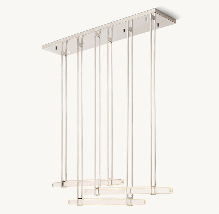 Audon Triple Bar Linear Chandelier