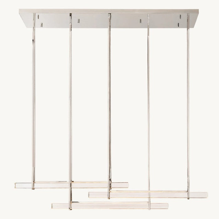 Audon Triple Bar Linear Chandelier