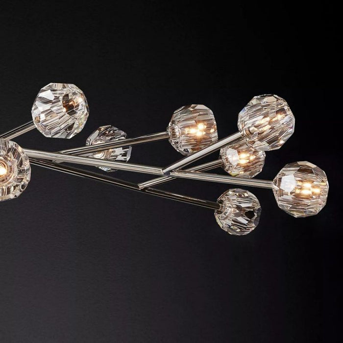 Kalle Clear Crystal Chandelier D60"