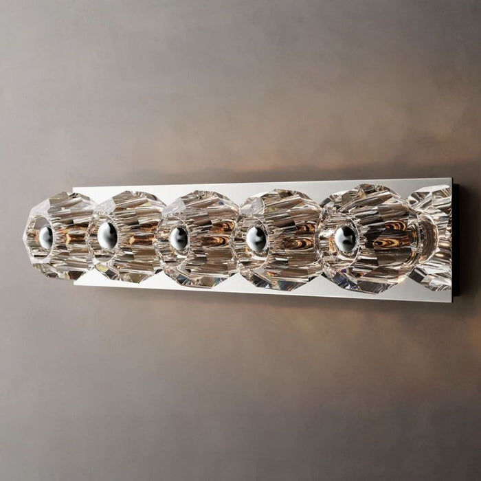 Kalle Clear Glass Linear Wall Sconce 5-lights