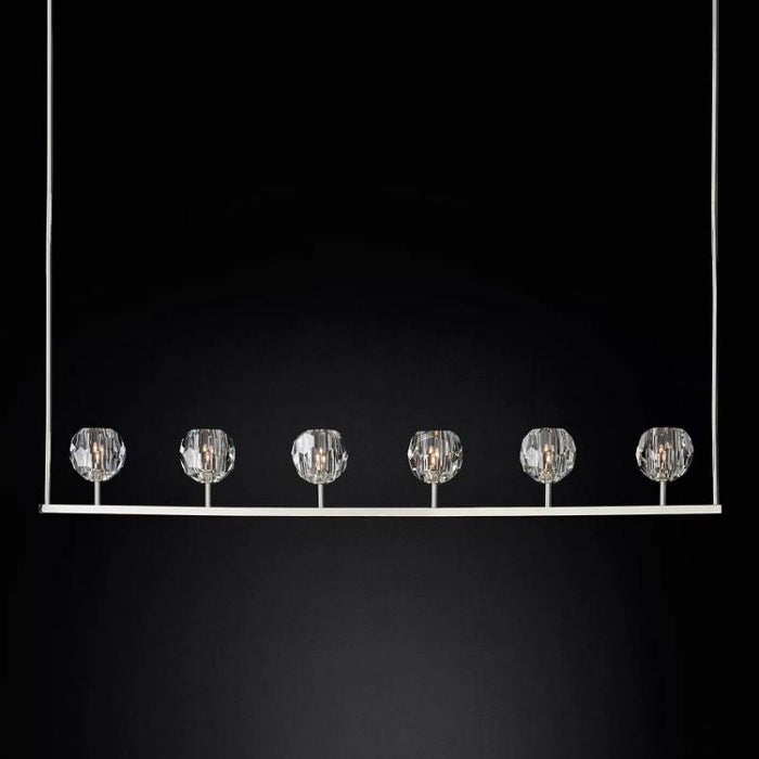 Kalle Cristal Linear Chandelier 60"(Clear )