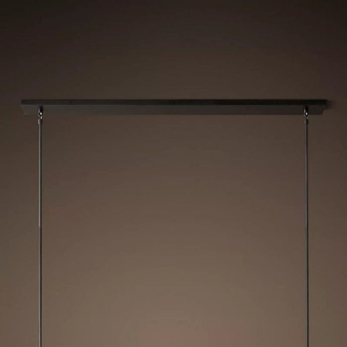 Kalle Cristal Linear Chandelier 60"(Smoke)