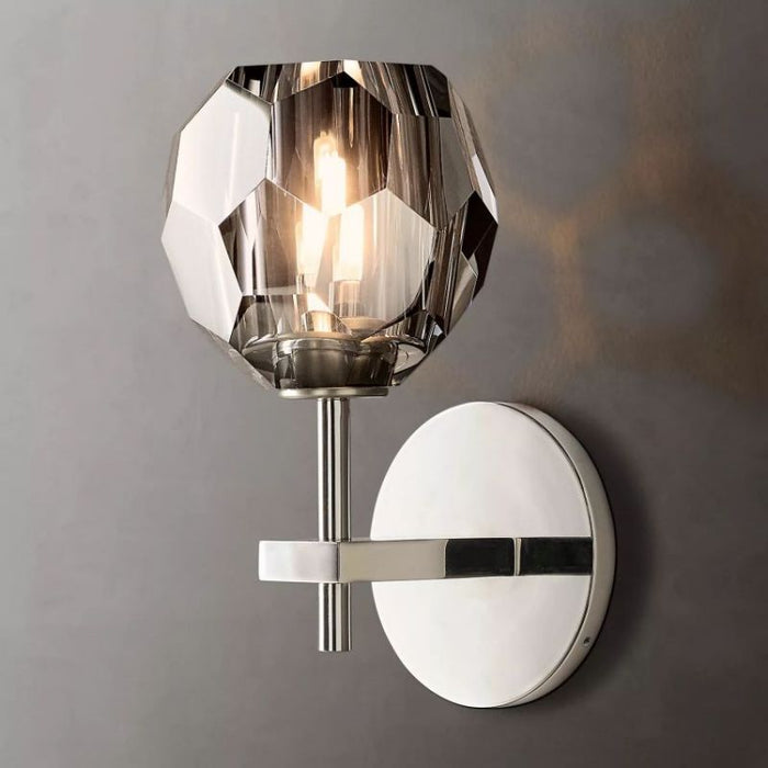 Kalle Smoke Glass Sconce