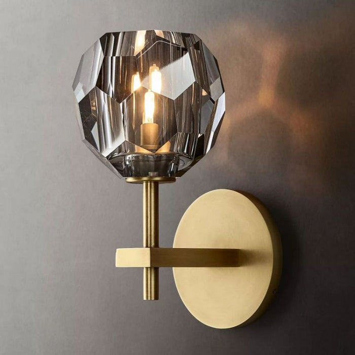 Kalle Smoke Glass Sconce