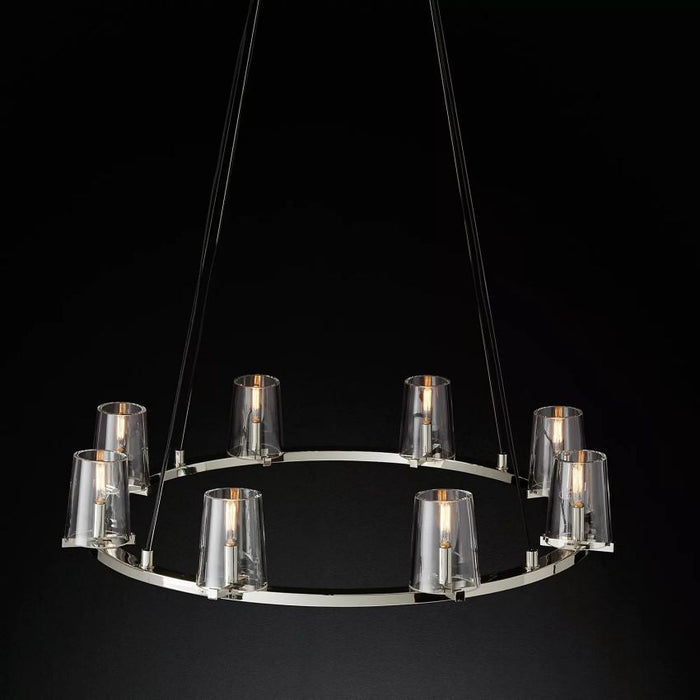 Sherui Series Round Glass Round Chandelier