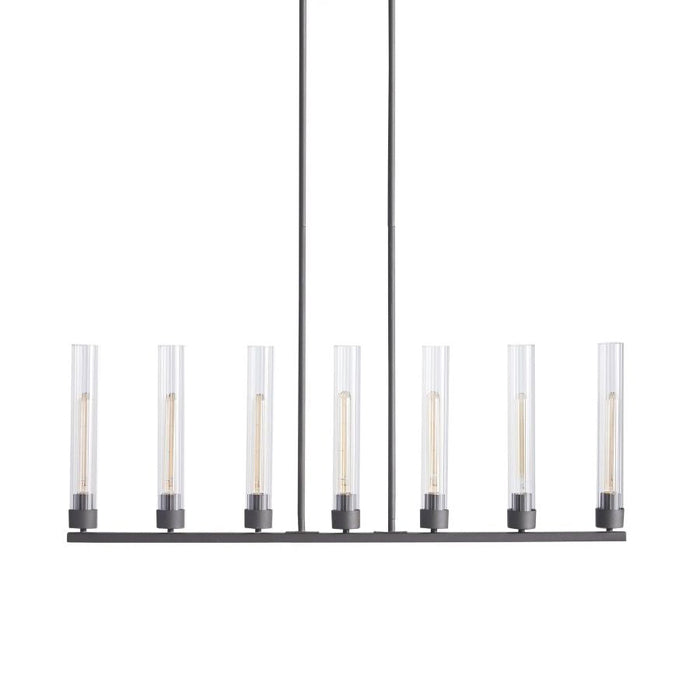 Chgakle Glass Linear Chandelier