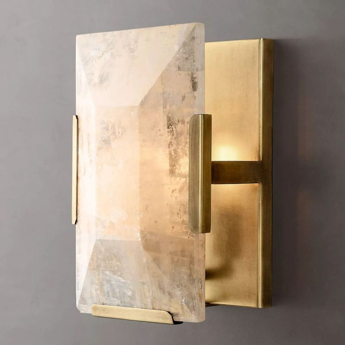 Hawsan Calcite Sconce