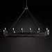 Camino Vintage Candelabra Rectangular Chandelier