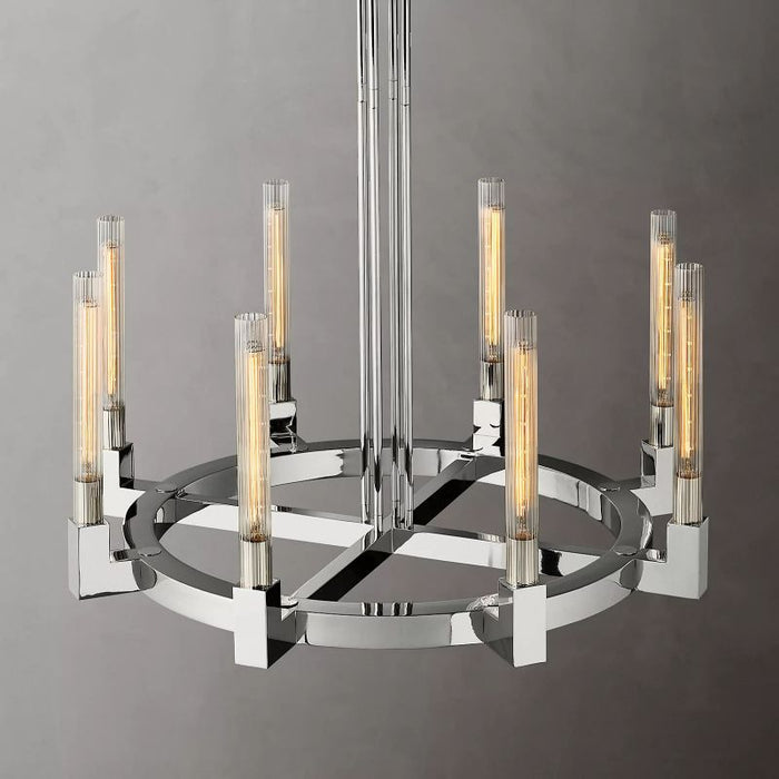 Candlestick Series Glass Chandelier