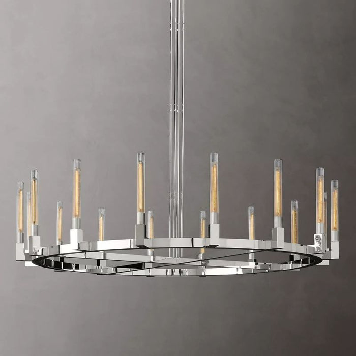 Candlestick Series Glass Chandelier