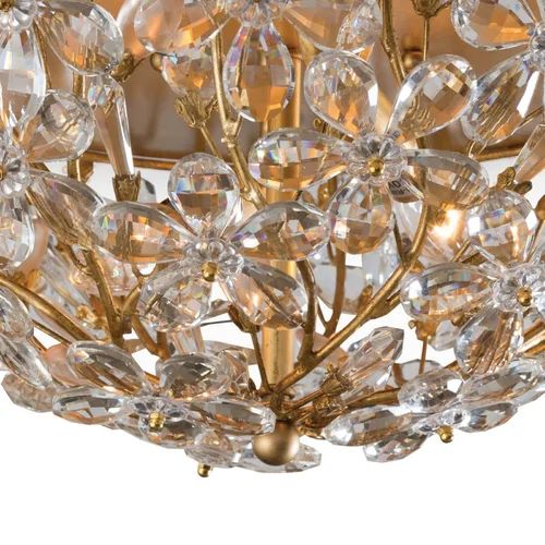 Ruisha Crystal Flush Mount for Bedroom