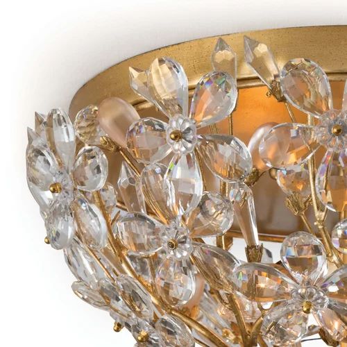 Ruisha Crystal Flush Mount for Bedroom