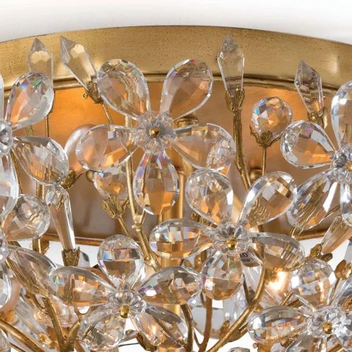 Ruisha Crystal Flush Mount for Bedroom