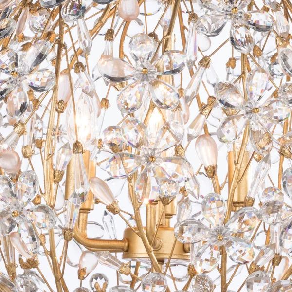 Ruisha 6 Lights Spherical Chandelier 20"D