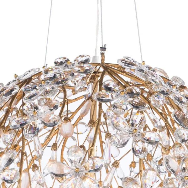 Ruisha 6 Lights Spherical Chandelier 20"D