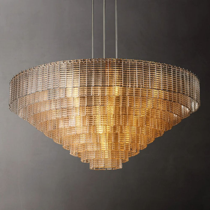 Maisty Glass Round Chandelier