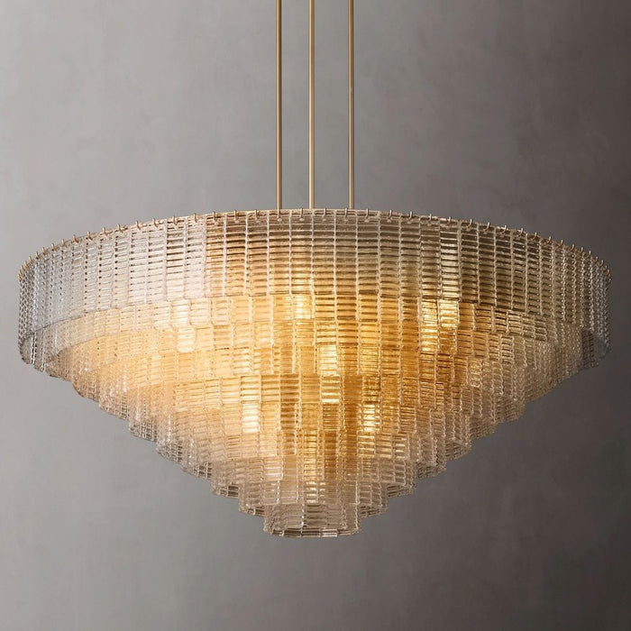 Maisty Glass Round Chandelier