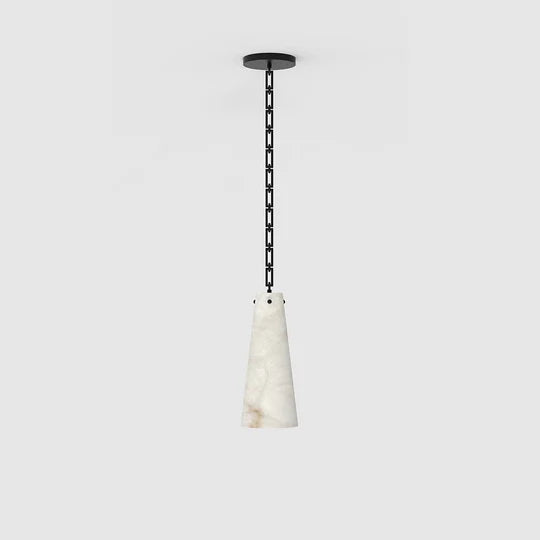 Steven Contemporary Unique Alabaster Pendant Light