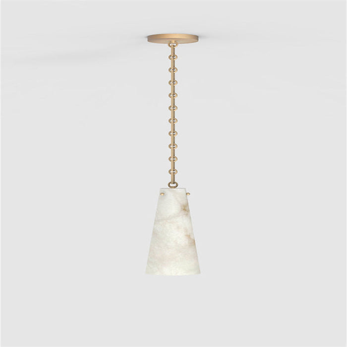 Steven Contemporary Unique Alabaster Pendant Light