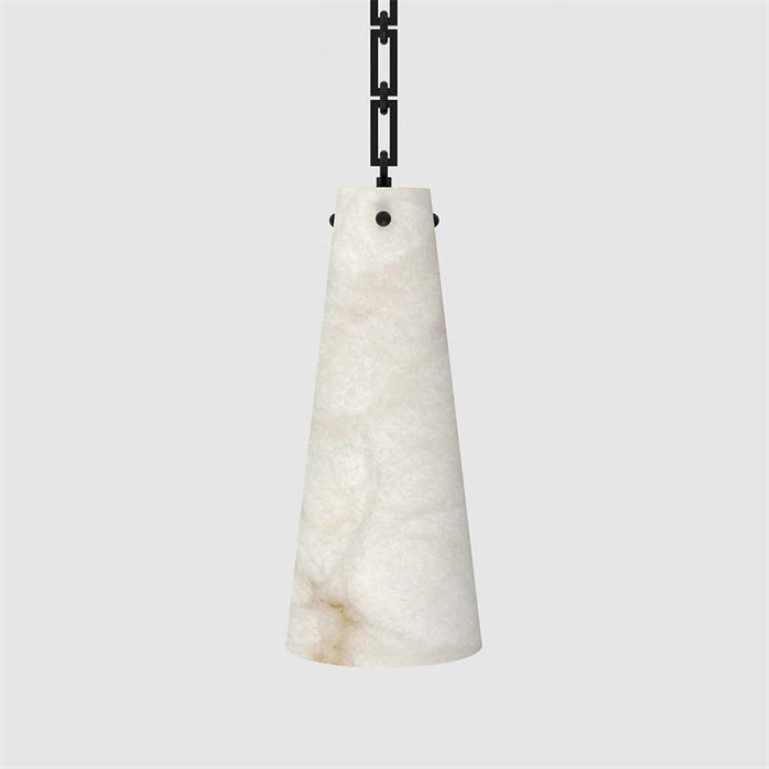 Steven Contemporary Unique Alabaster Pendant Light