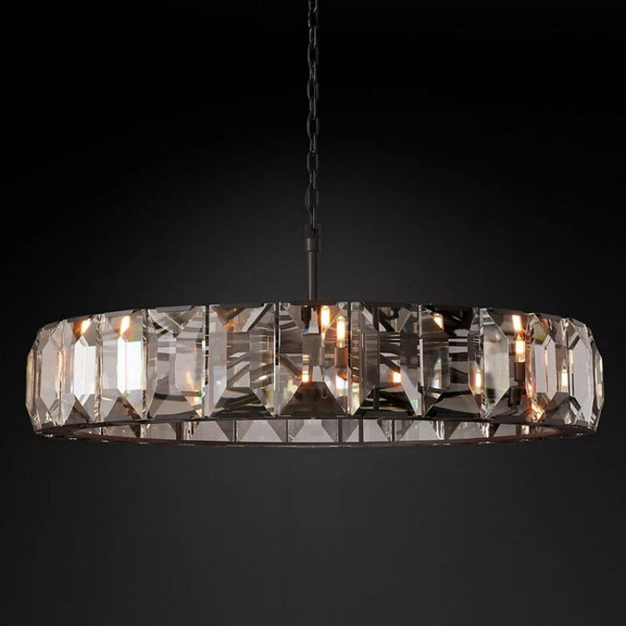 Hawsan Multicurve Crystal Round Chandelier 60“