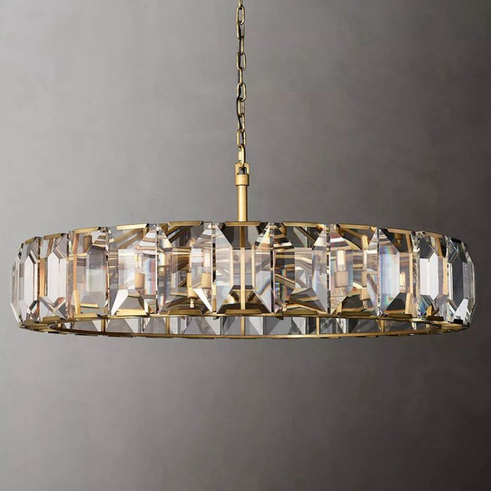 Hawsan Multicurve Crystal Round Chandelier 60“