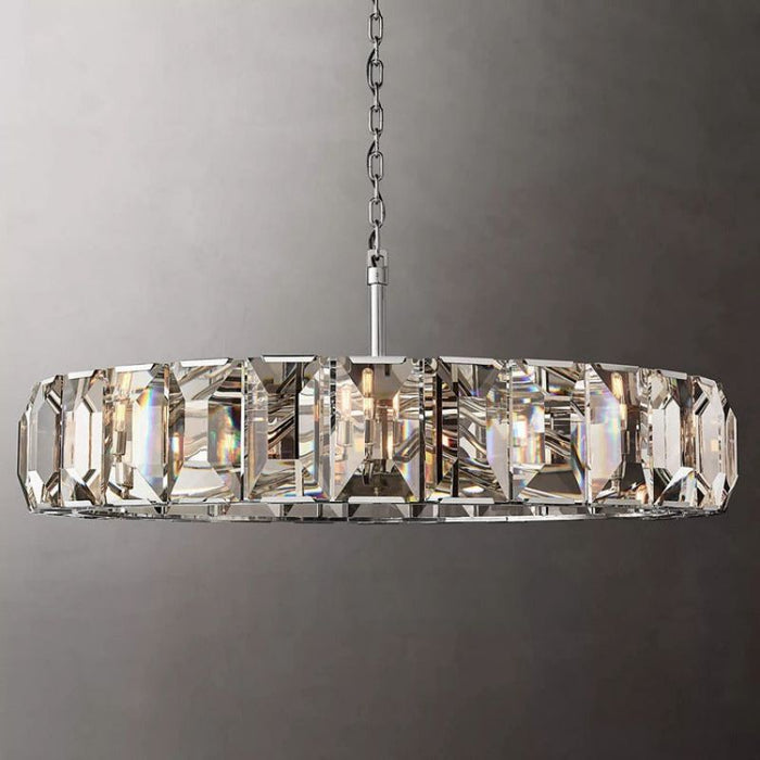 Hawsan Multicurve Crystal Round Chandelier 60“