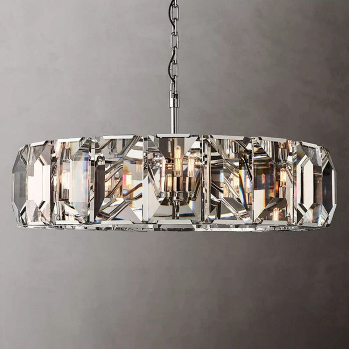 Hawsan Crystal Round Chandelier 43“