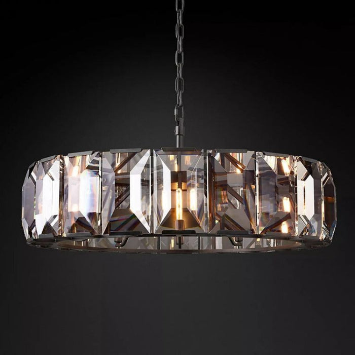 Hawsan Crystal Round Chandelier 43“