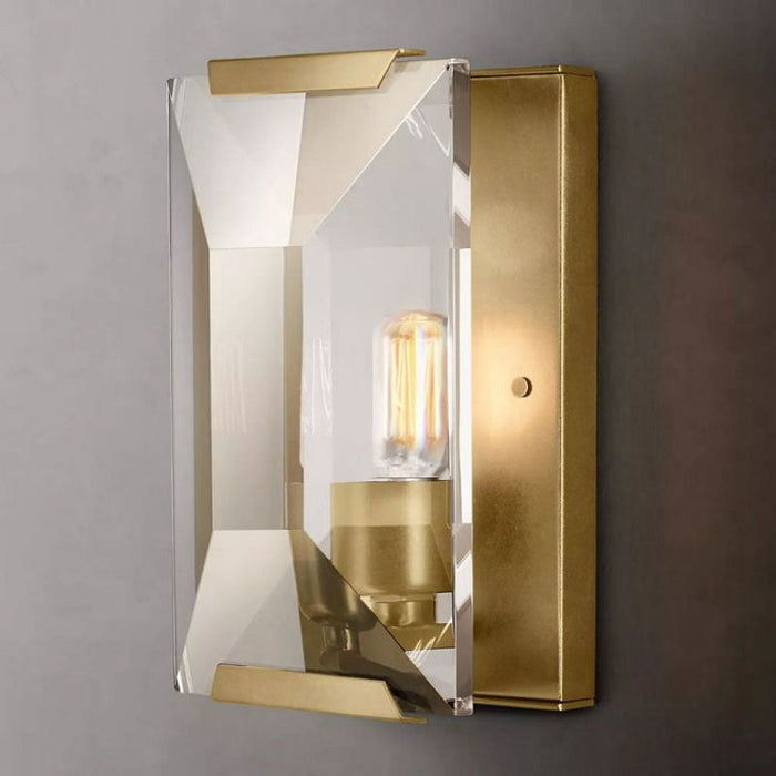 Hawsan Multicurve Crystal Wall Sconce