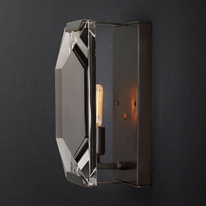 Hawsan Multicurve Crystal Wall Sconce