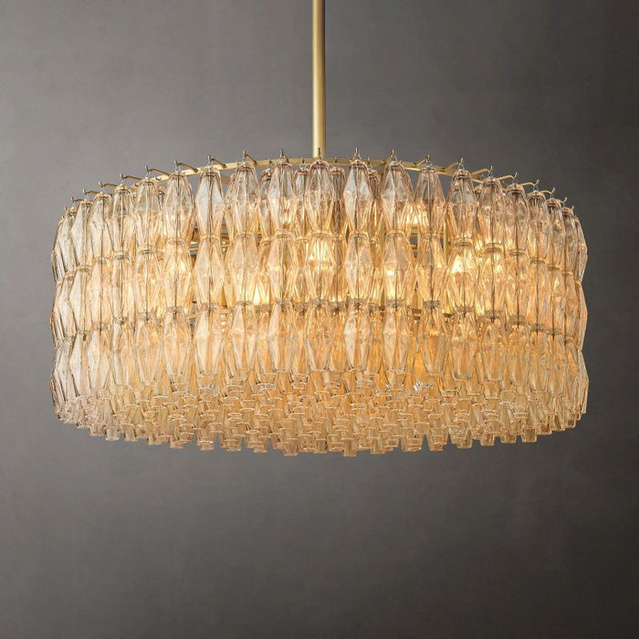 Rivelyn Crystal Round Chandelier 47"