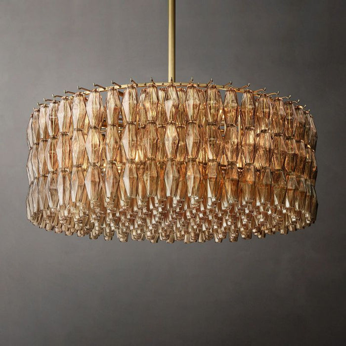 Rivelyn Crystal Round Chandelier 47"