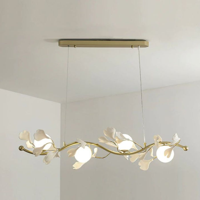 Urban Chic Gingko Linear Glass Chandelier