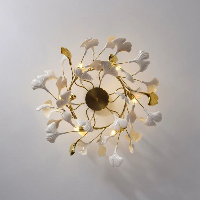 Gingko Ceramic Luxury Chandelier Style B