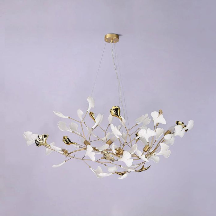 Gingko Ceramic Luxury Chandelier Style D