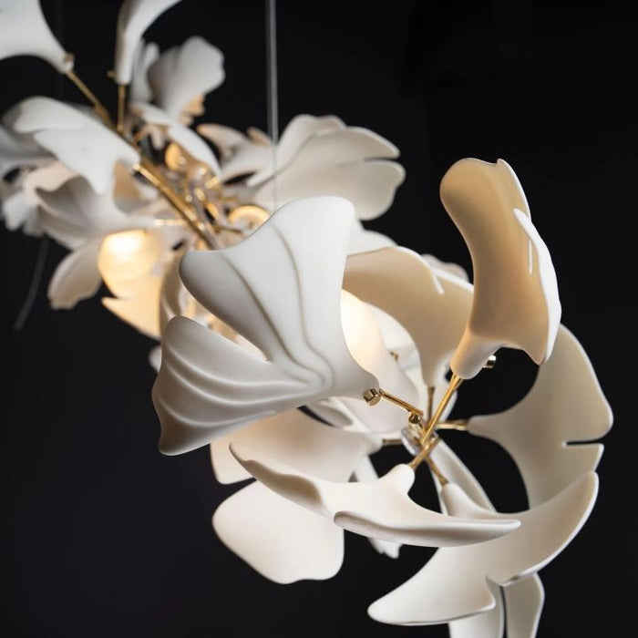 Gingko Ceramic Luxury Chandelier Style I