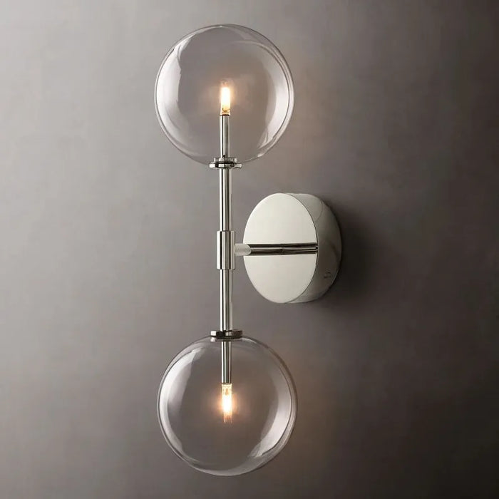 Glass Globe Wall Sconce