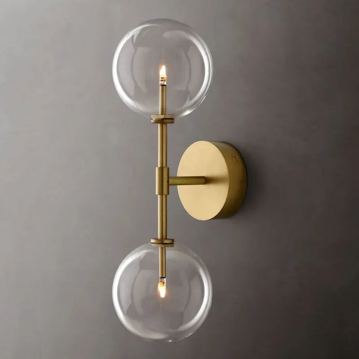 Glass Globe Wall Sconce