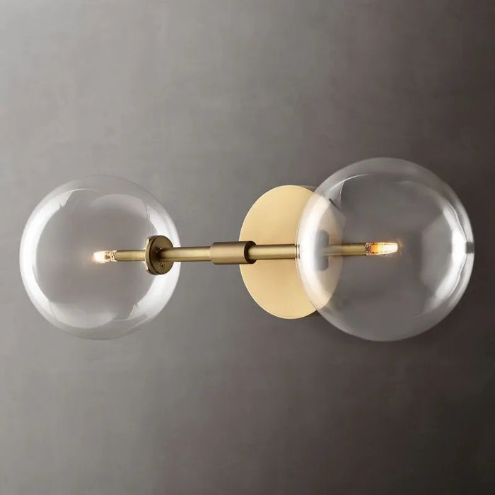 Glass Globe Wall Sconce