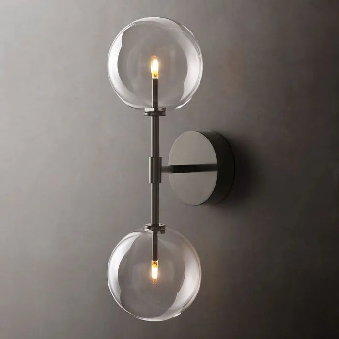 Glass Globe Wall Sconce