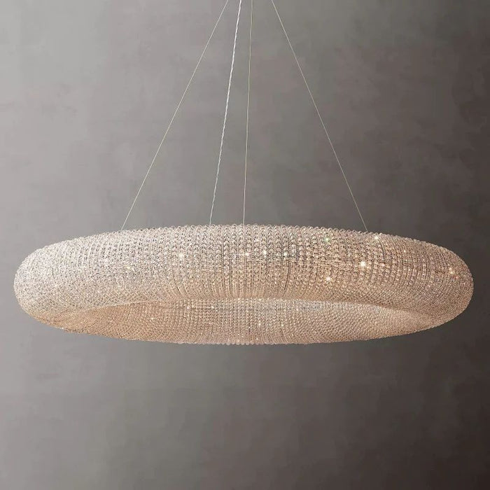 Hailo Crystal Round LED Chandelier 59"