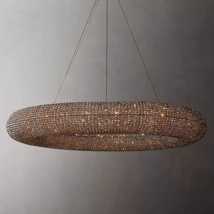 Hailo Crystal Round LED Chandelier 59"