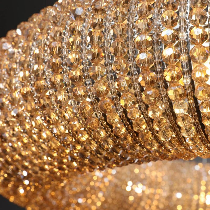 Hailo Crystal Round LED Chandelier 59"
