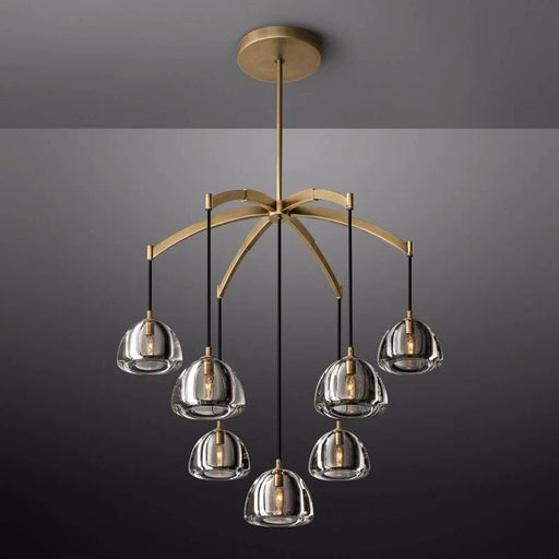 Hemispherical Round Chandelier 36''