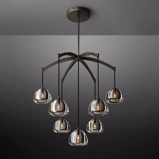 Hemispherical Round Chandelier 36''