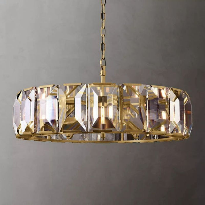 Hawsan Crystal Round Chandelier 43“