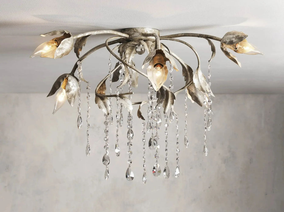 Kaile Crystal Flushmount Ceiling Light 23''D-32‘’D